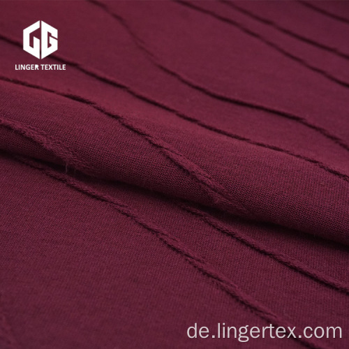 65/35 TR Jacquard Single Jersey Stoff Polyester Rayon